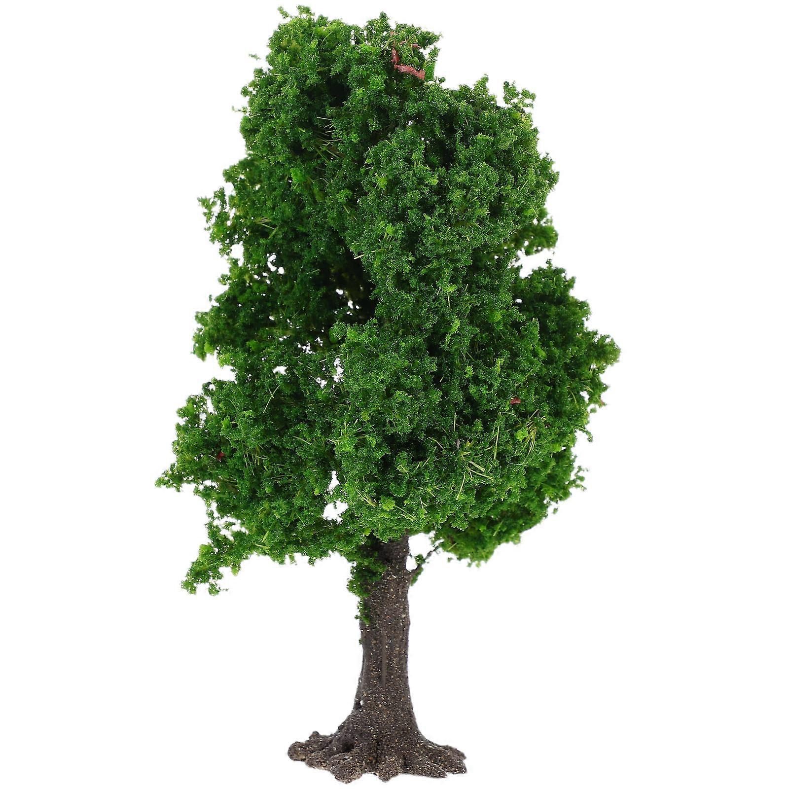 Green Landscape Tree Model Miniature for Decoration Durable Plastic