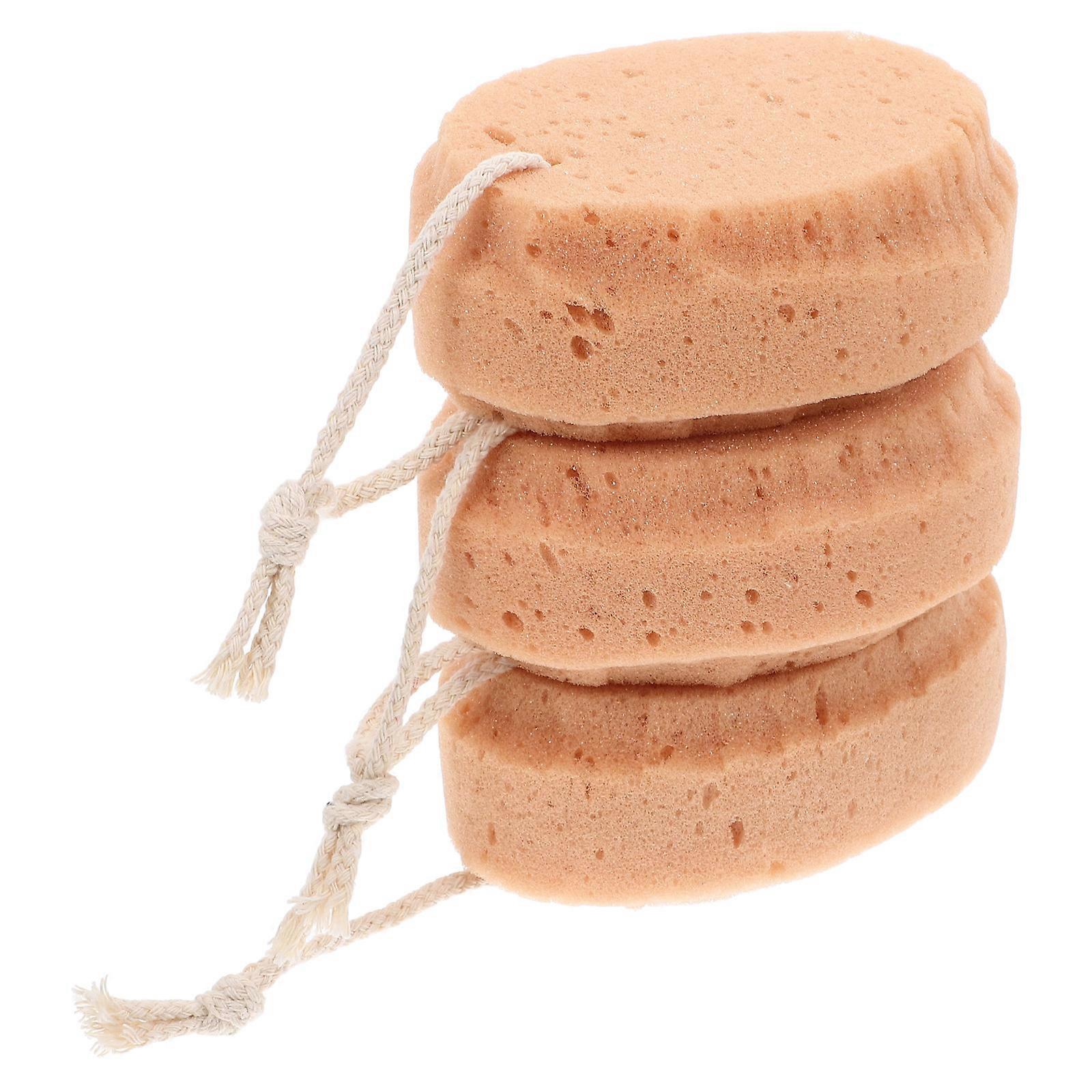Gentle Exfoliating Bath Sponge Soft Bath Sponges for Shower 3Pcs Set