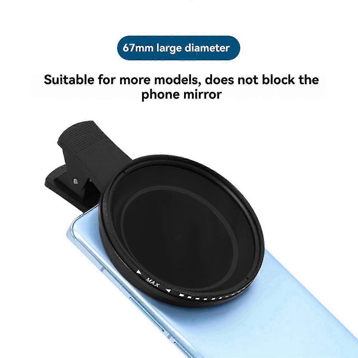 67mm CPL Universal with Clip Portable Professional Polarizer Camera Lens Filter for Smartphones Mobile Phone
