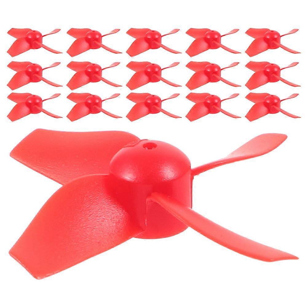 Flying Aircraft Propeller Spare Parts for Rc Plane 16Pcs Plastic Red Model Props