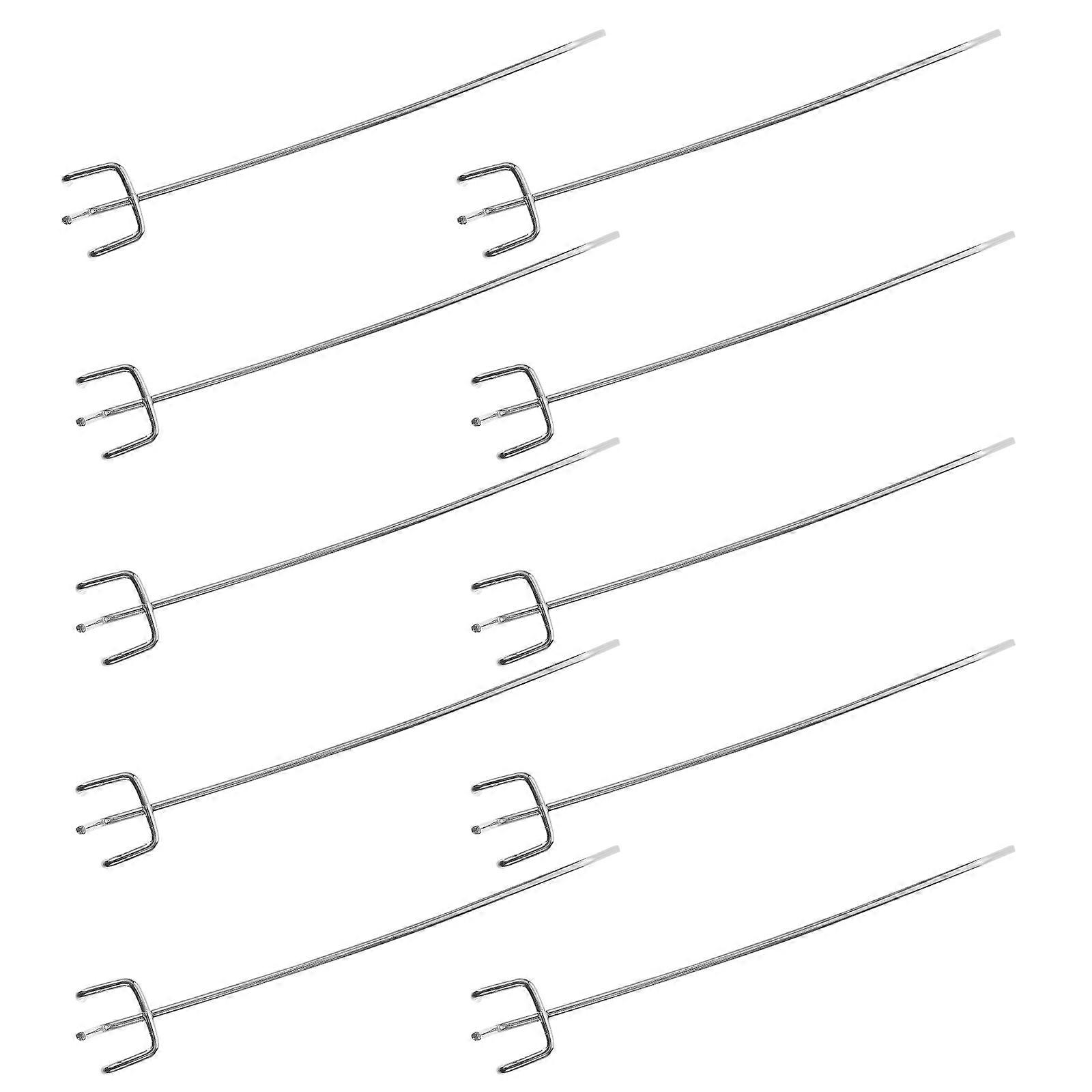 40Pcs Shelf Hook Supermarket Shelves Three Foot Hook Hole Board Hook Three Fork Triangular Hole Board Hook