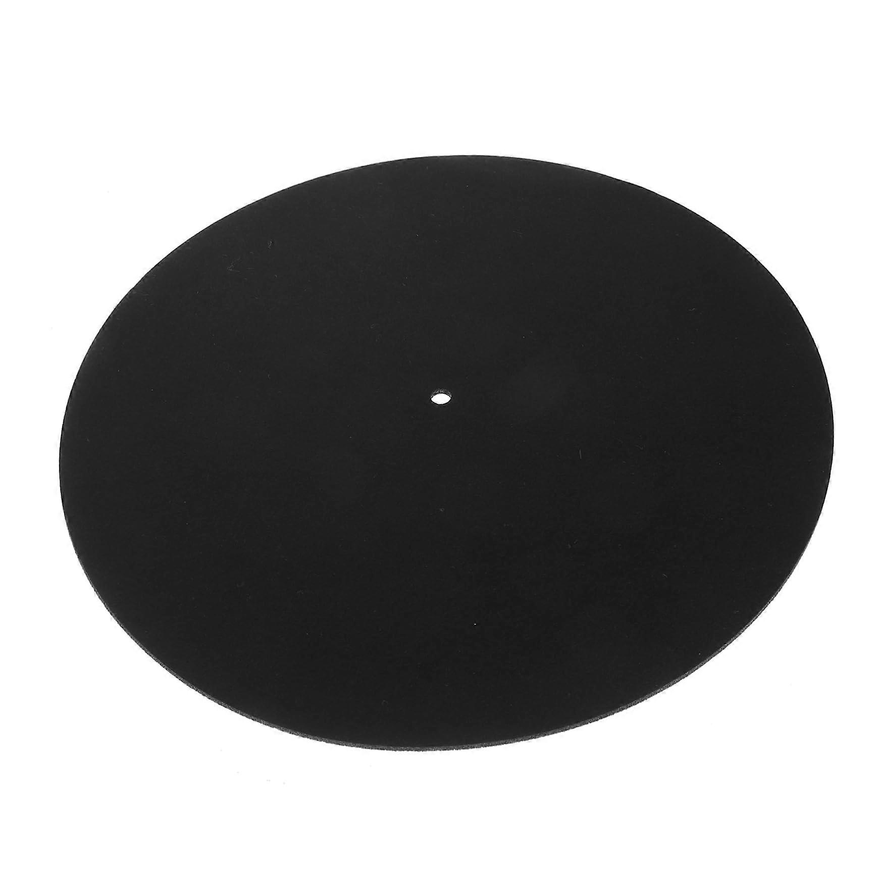 Turntable Platter Mat Felt Vinyl Record Pad For Record Player Protective Black