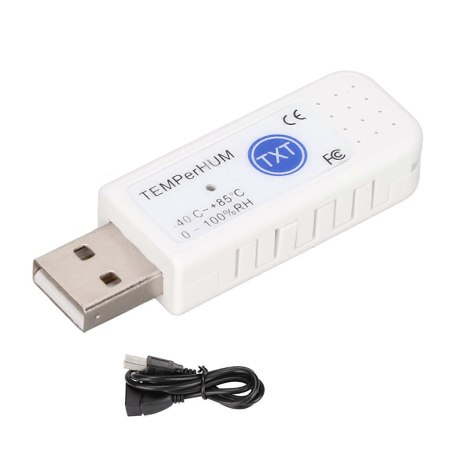 USB Temperature and Humidity Data Logger with RealTime Monitoring and  Alerts