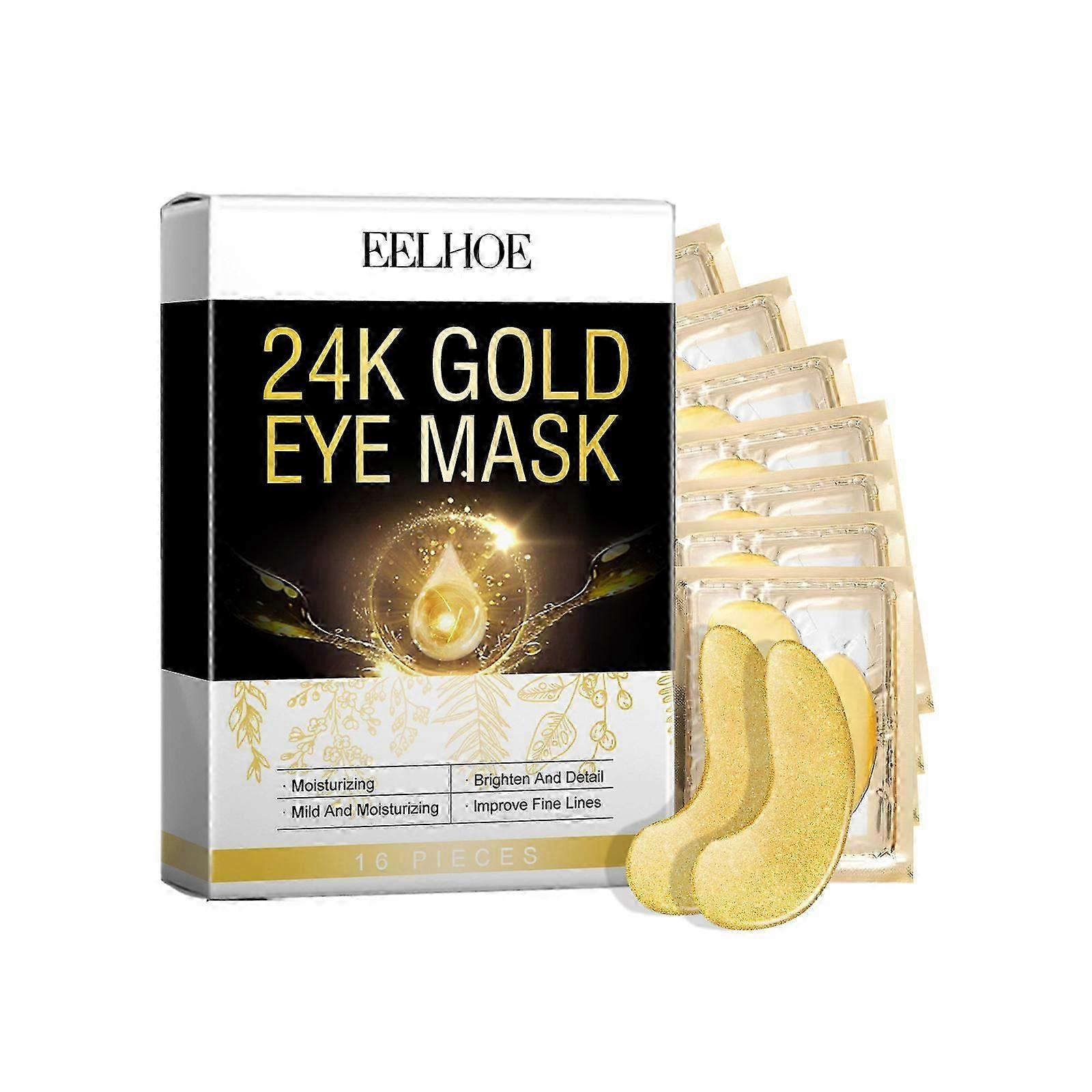 24K gold eye mask