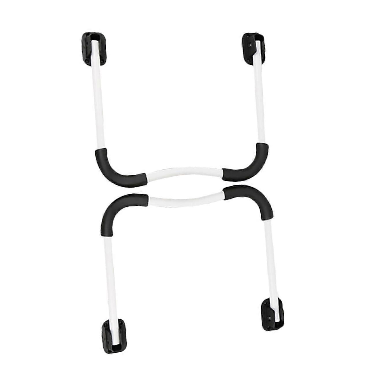 2Pcs Heavy Duty Folding Table Legs Durable Iron Space Saving Design for Desk Bed Home Office