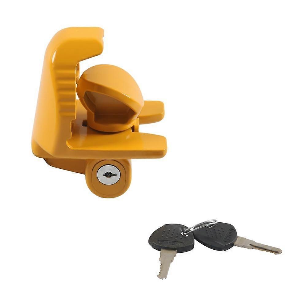 Universal Heavy Duty Trailer Hitch Lock with Keys, AntiTheft Coupler Lock Fits 17/8' to 25/16'