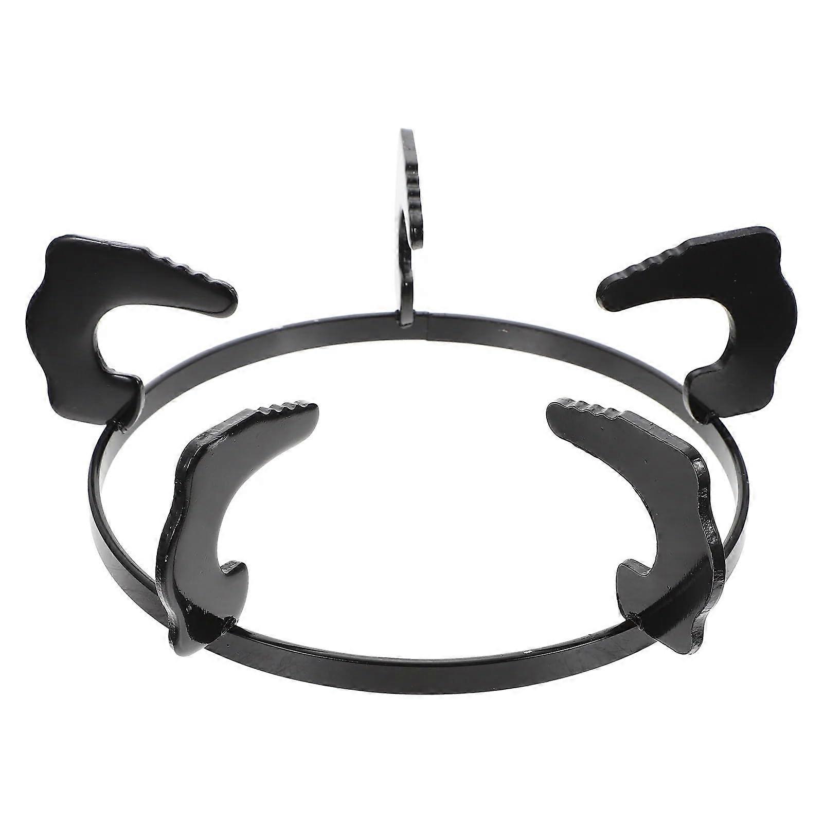 Gas Stove Rack Set 2pcs Cast Iron Wok Ring Burner Stand Stable Support for Kitchen Cooking