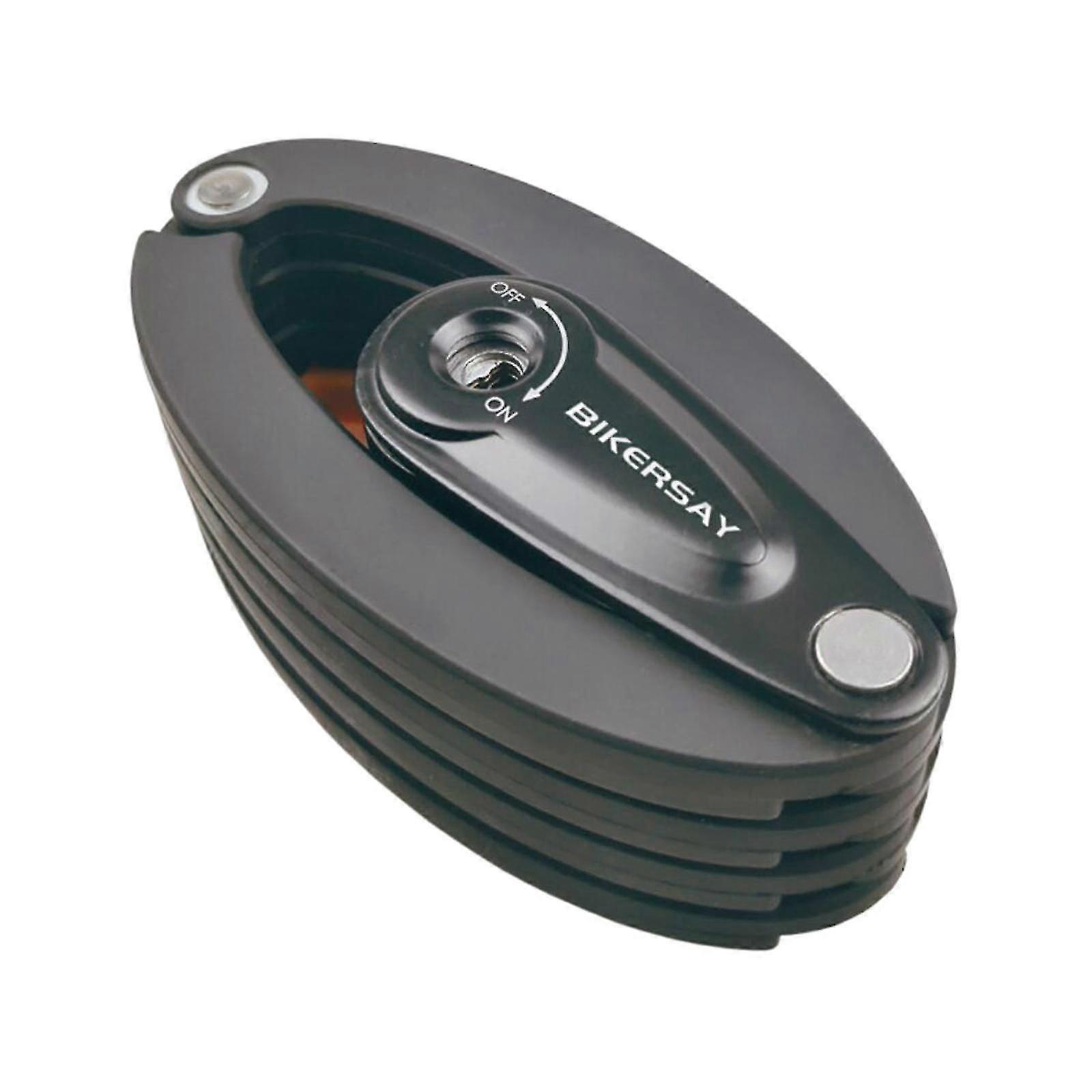 Sturdy Bike Folding Lock With 3 Keys Scooter Heavy Duty Chain Locks Padlock