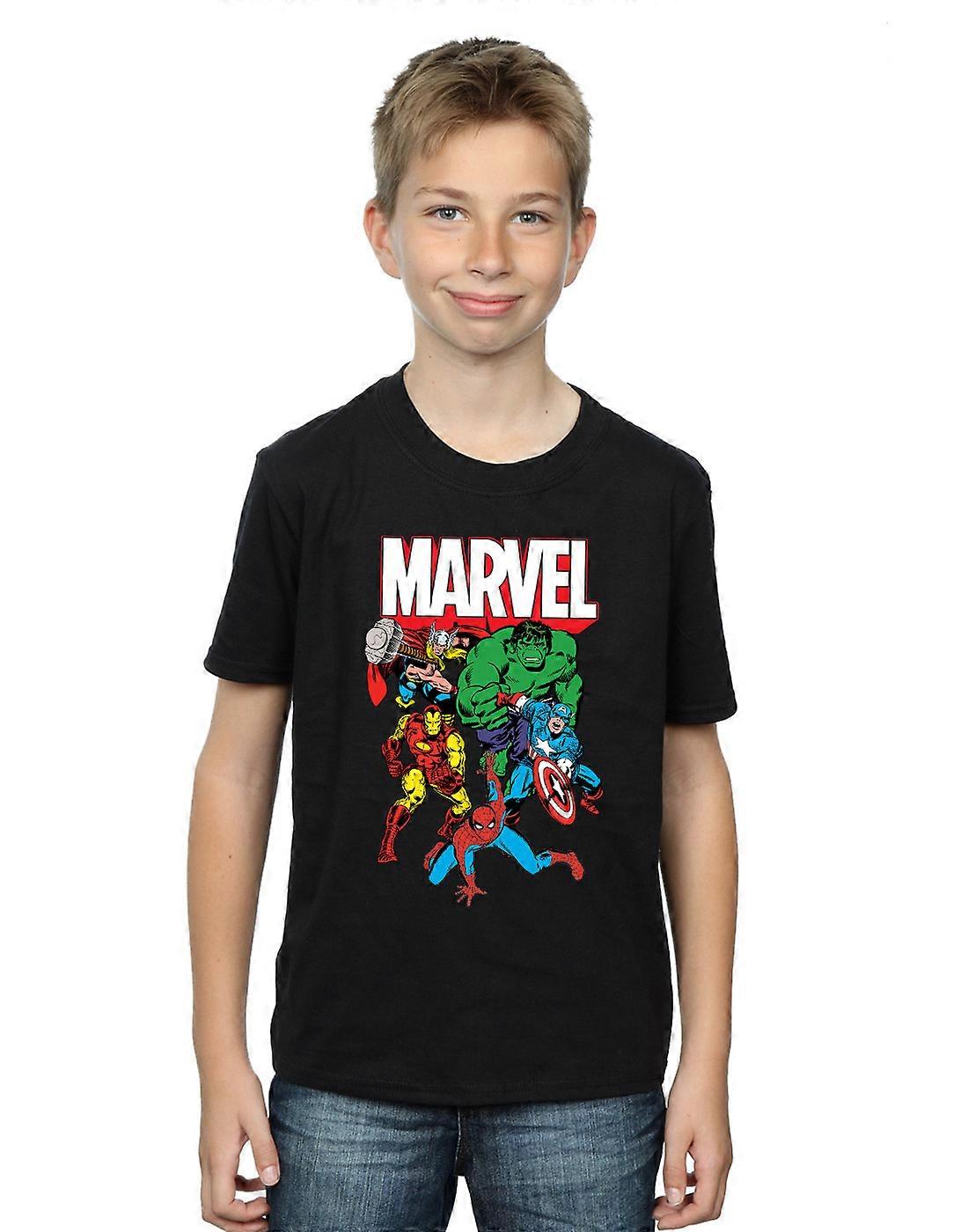 Marvel Boys Hero Group T-Shirt