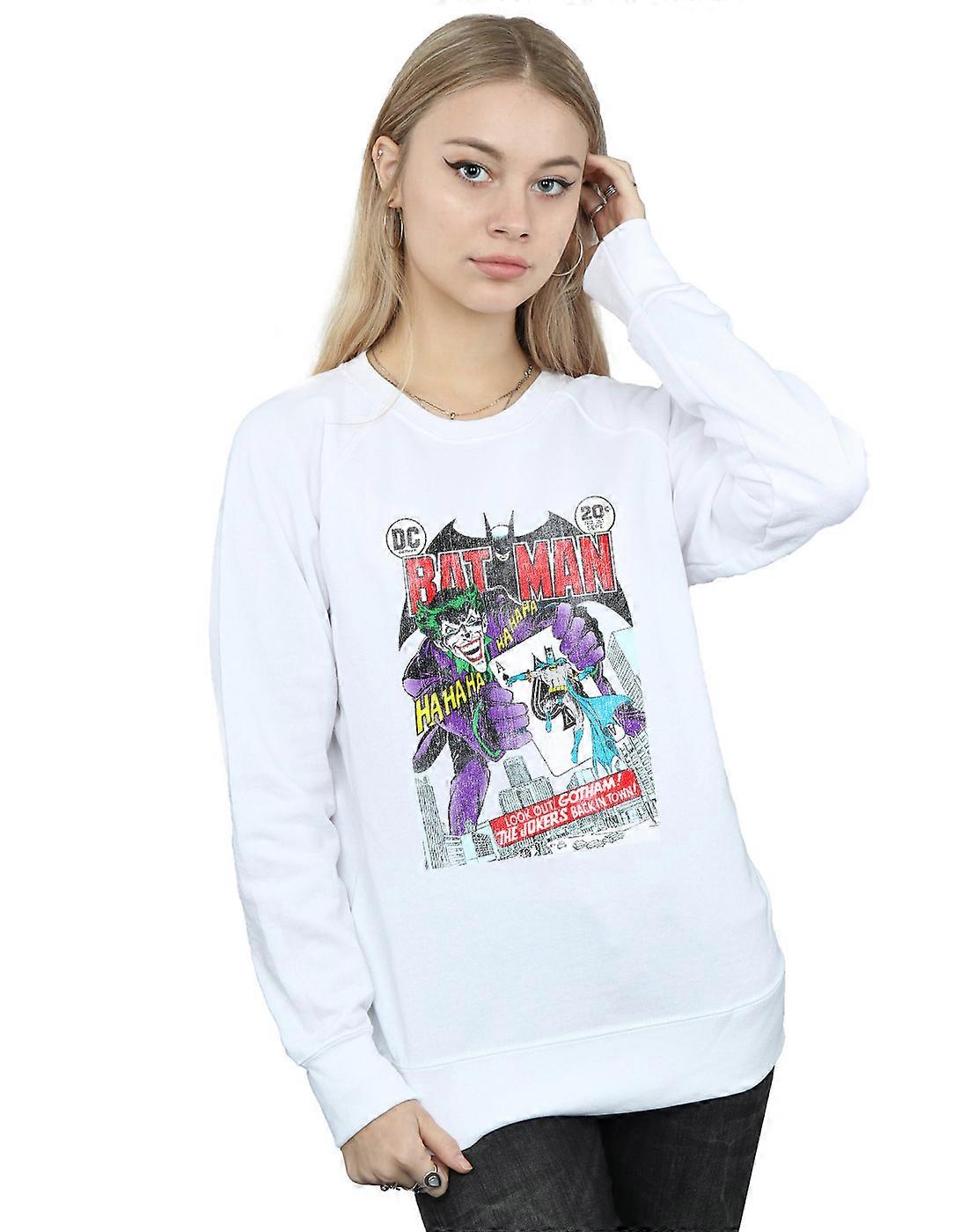 DC Comics Batman Joker naipes cubierta sudadera mujer
