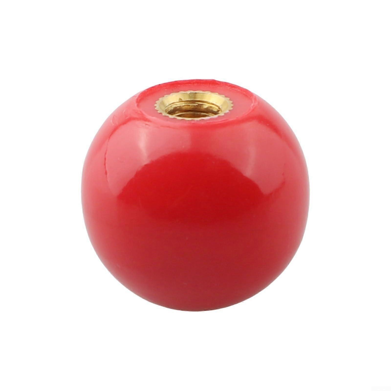 M6 Machine Tool Handle Ball Nut Red for Precise Operation and LongLasting Durability
