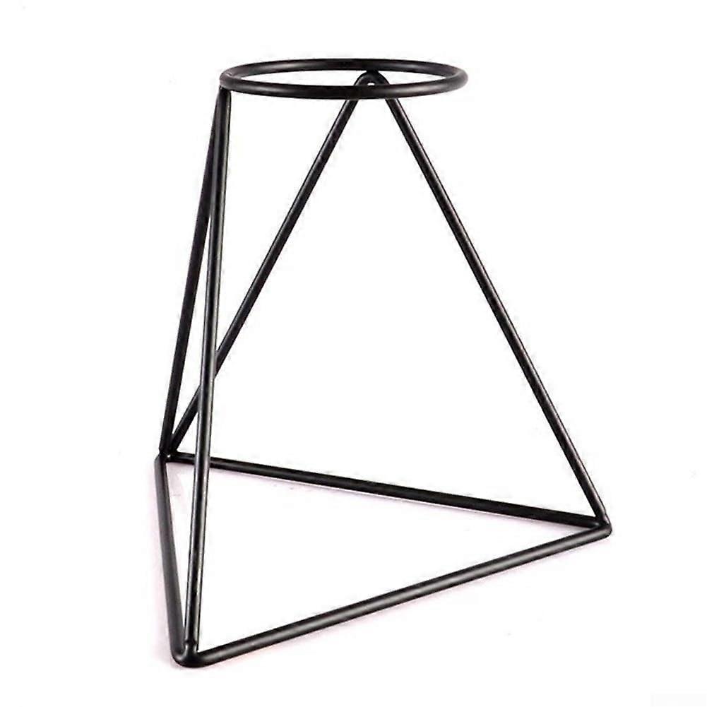 Coffee Filter Holder with Black Iron Pour Over Stand Fits Multiple Papers Durable Compact Design