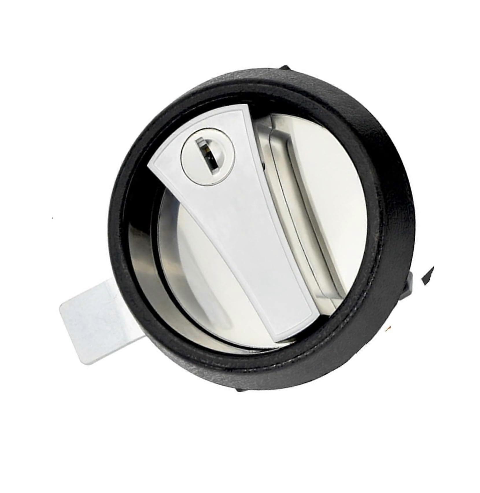 Cabinet Lock Round Panel Disc Latch for Storage Box Security Easy Installation 1Pcs