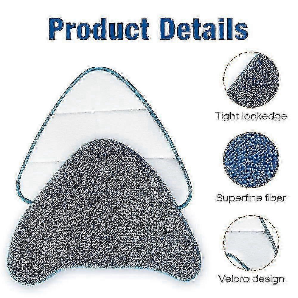 6-pack microfiber pads for Hoover Steam Complete Pet mop replacement