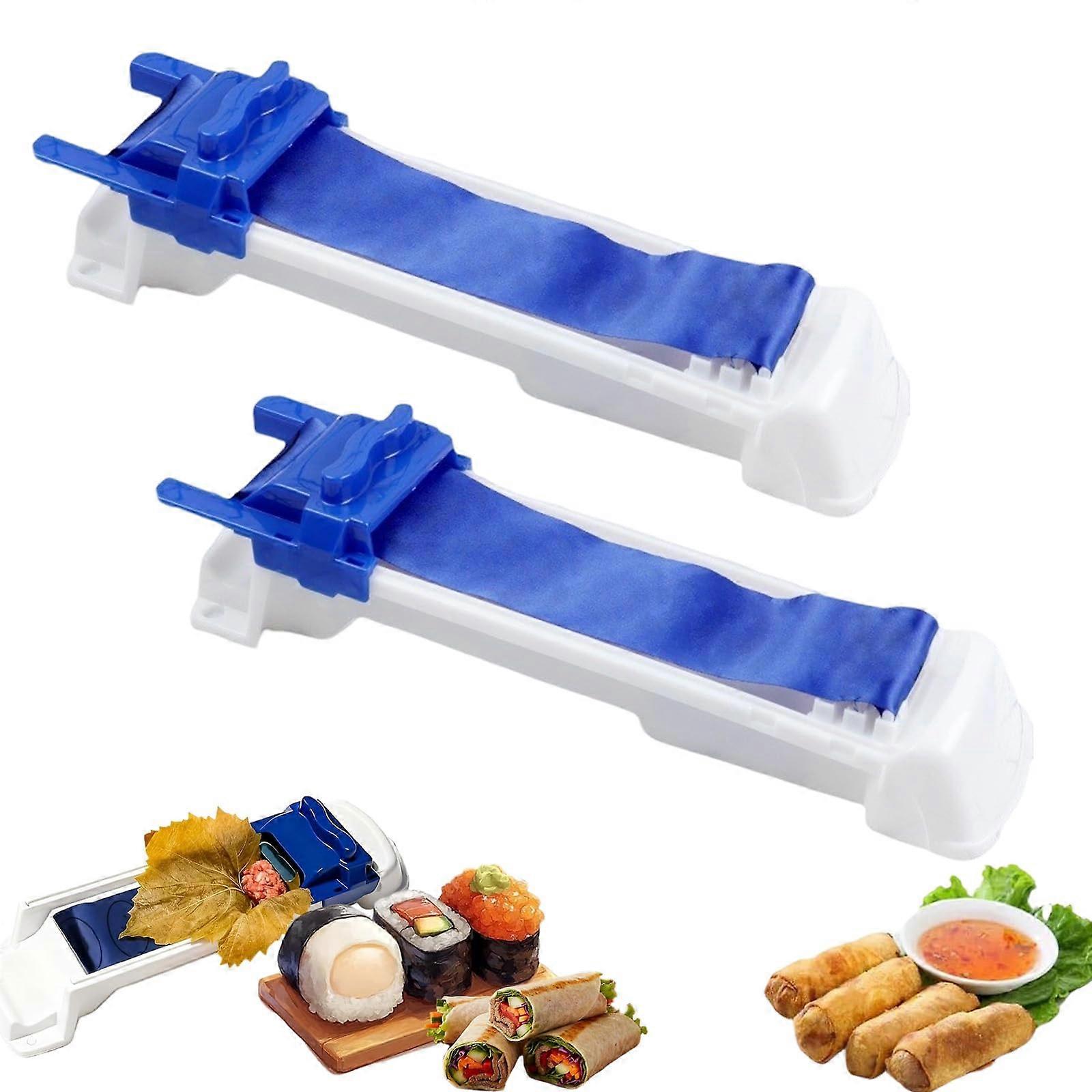 Lumpia Maker and Spring Roll Maker, Manual Roller Tool for Uniform Rolls, Sushi and Egg Rolls, 2 PCS