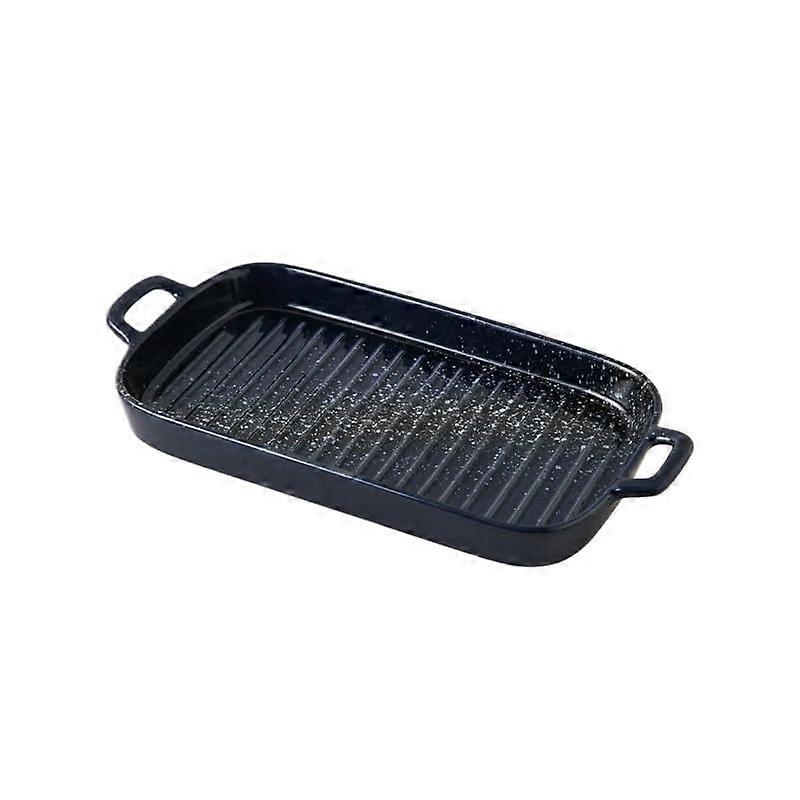 Large Ceramic Rectangular Baking Dish 30.6cm Oven Safe Porcelain Casserole Pan MultiColored
