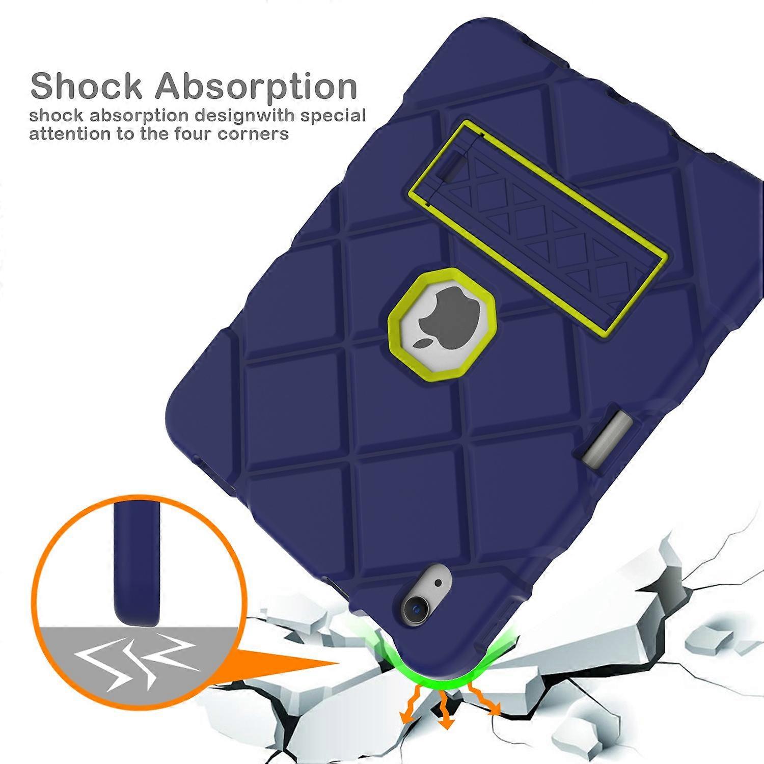 Drop-Proof Tablet Case For iPad (2025)/10.9 (2022) Thickened Silicone + PC Tablet Protector with Kic