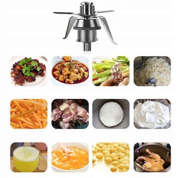 Double-sided knife for meat grinder, sharp durable and rustproof, suitable for Vorwerk TM21, food processor replacement knife