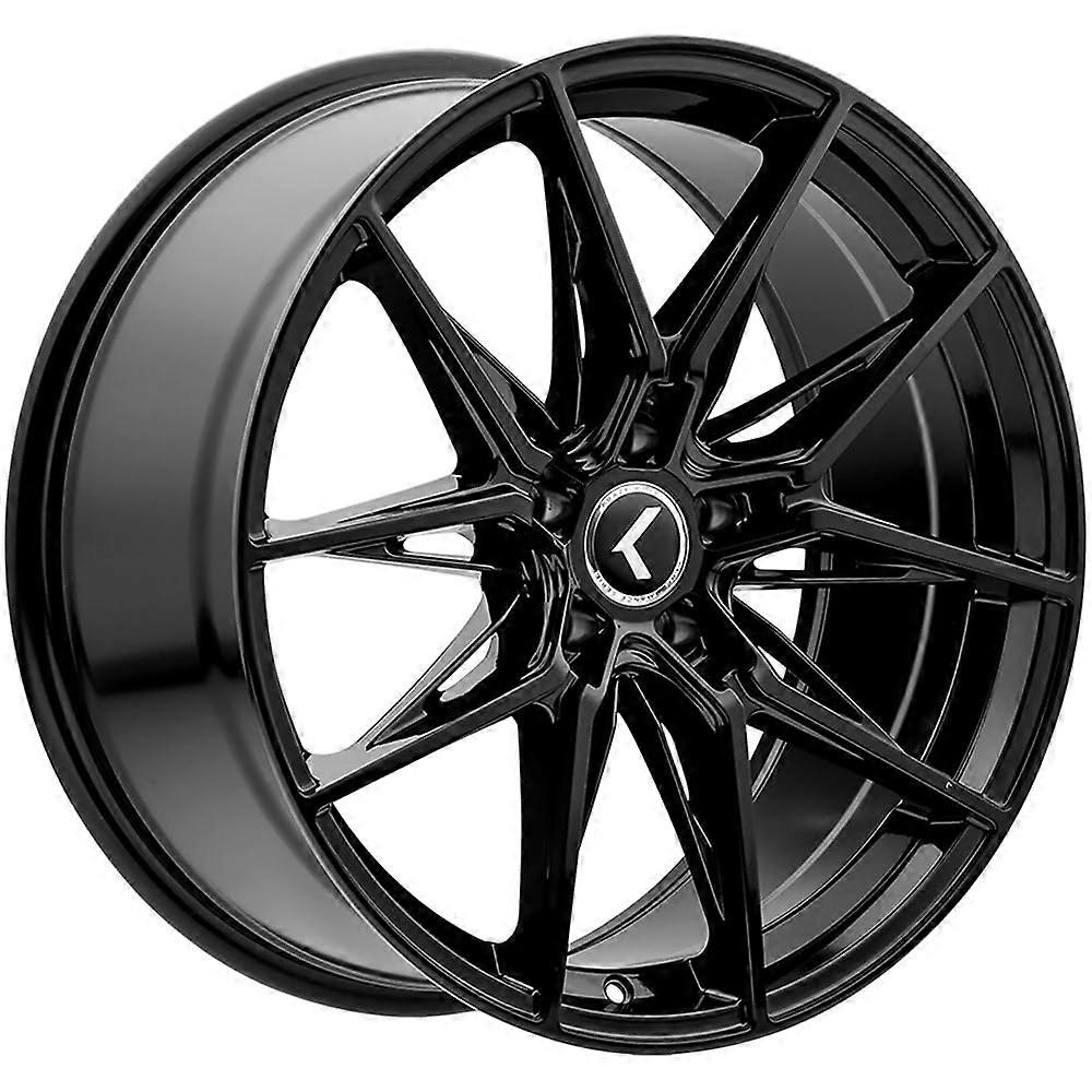 19 Inch Alloy Wheels Gloss Black 19x8.5 +3mm Offset 5x120 Bolt Pattern Performance Rims