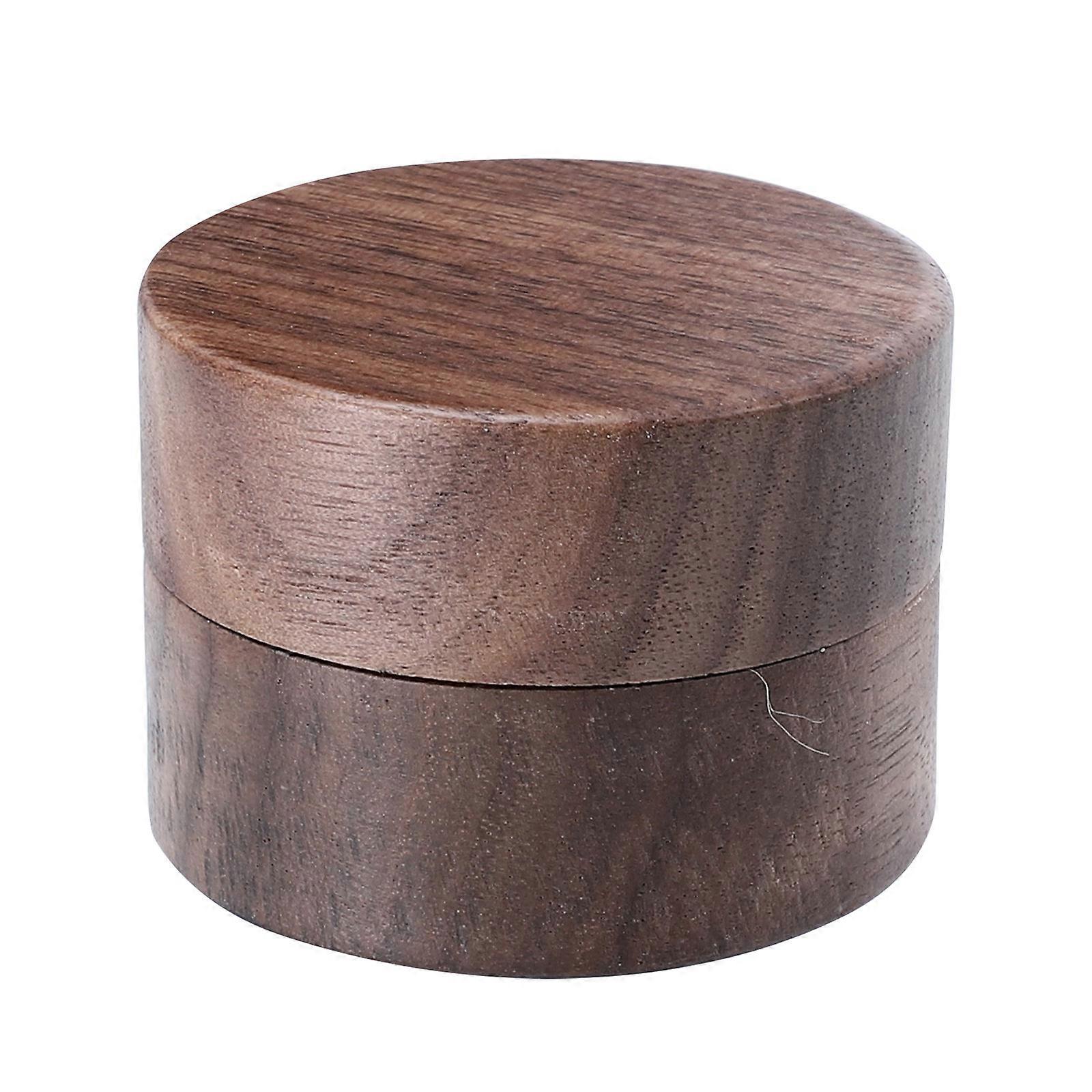 Coffee Solid Wood Jewelry Box for Storage Ring Storage Case