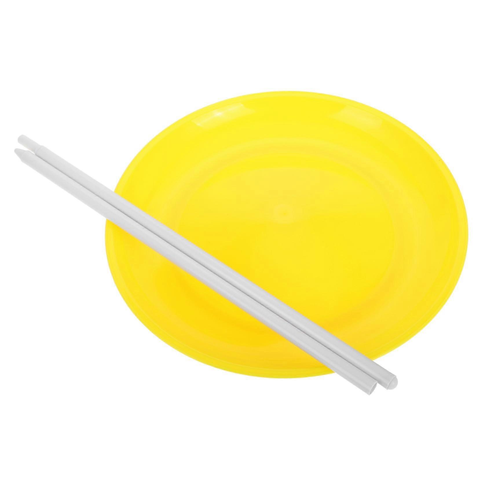 Juggling Plate with Stick Lightweight Beginner Spinning Plate for Circus Performance and Training