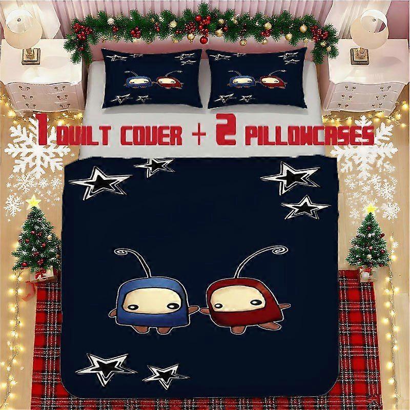 Ilomilo Dark Background Soft Printed Bedding Polyester Fabric Decorative & Warm