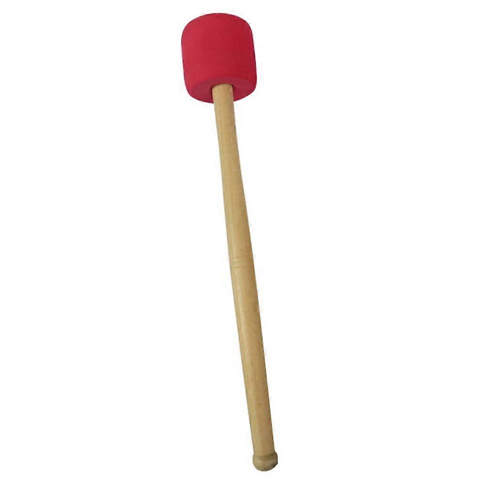 Drumstick Big Drum Hammer for Percussion 1Pcs Wood Handle Red