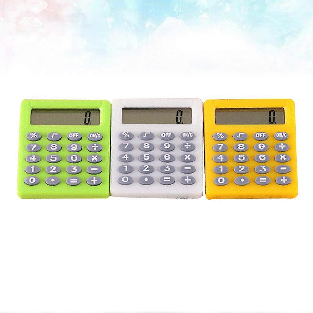 Test Calculator for Kids Compact Portable Math Assistant 3Pack