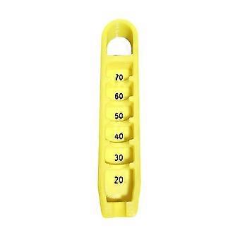 Golf Tee Hoogte Meter Lift 3D Geprint voor Tees Draagbare Regelaar Nauwkeurige Plaatsing 20-70mm Meetinstrument Gift