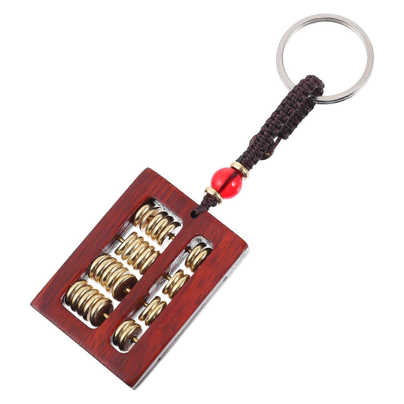 Abacus Key Ring Pendant for Decor Creative Car Interior Hanging Accessory