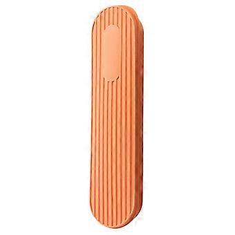 Ensemble de couverts de voyage avec étui résistant aux chocs, kit d'ustensiles compact pour le camping, la randonnée et l'école (orange)
