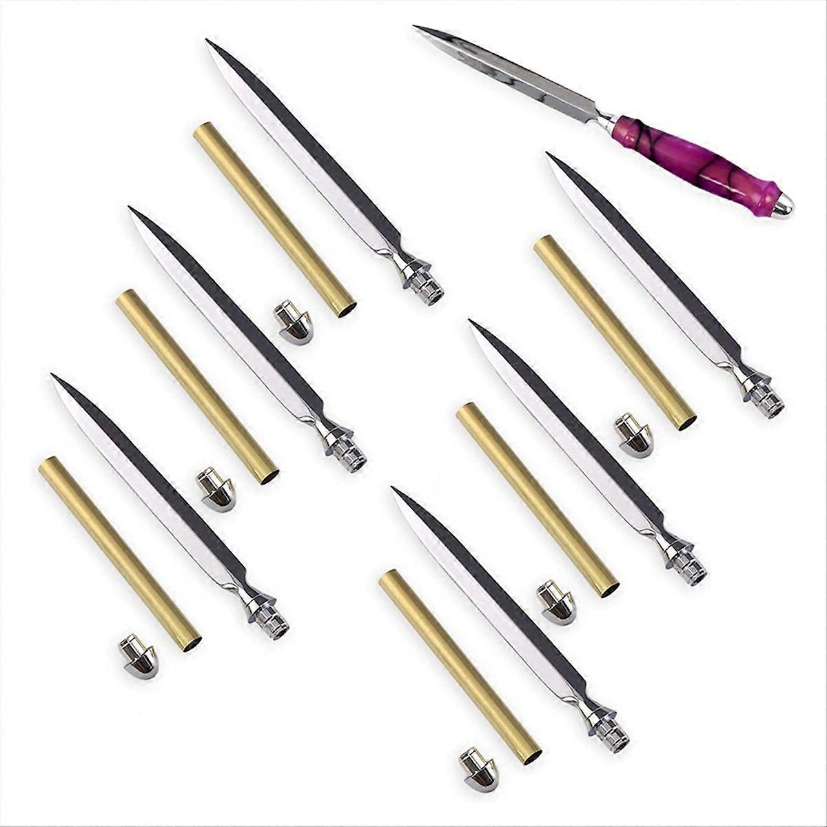 Letter Opener Project Kit - Chrome Finish, 6 Pieces