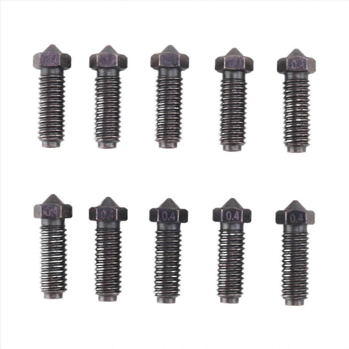 10Pcs Hardened Steel Nozzles for 