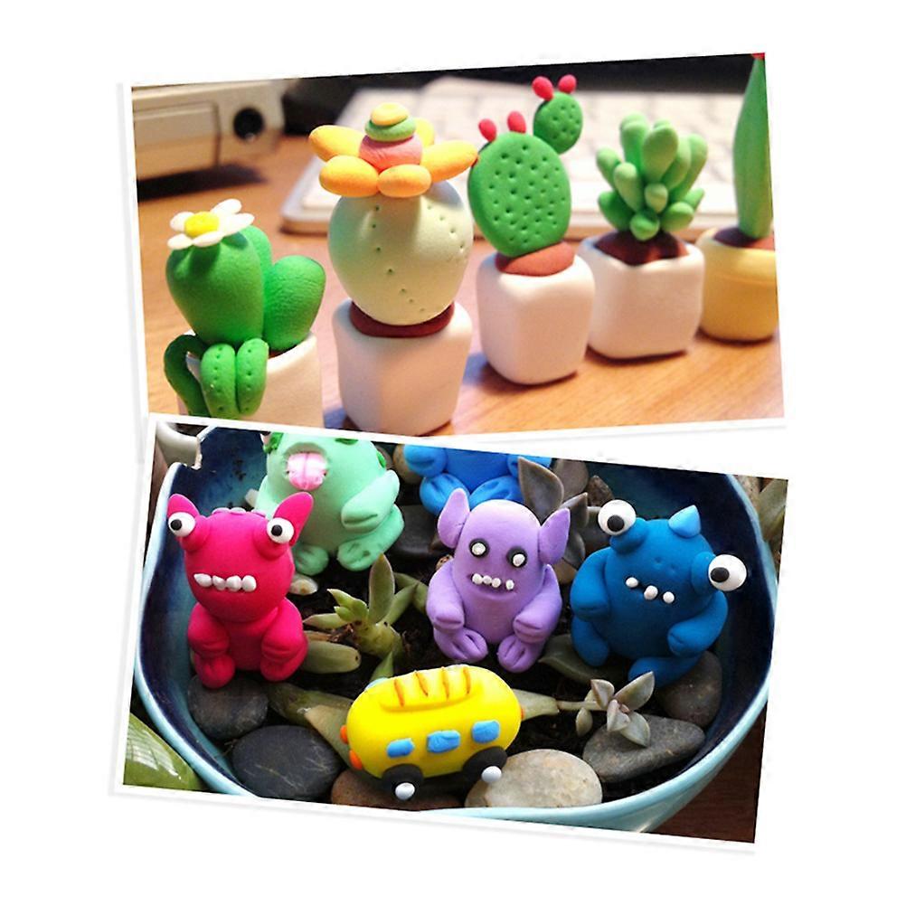 Polymer Clay Kit DIY Craft Modeling Clay Set 1Set 24 Assorted Colors