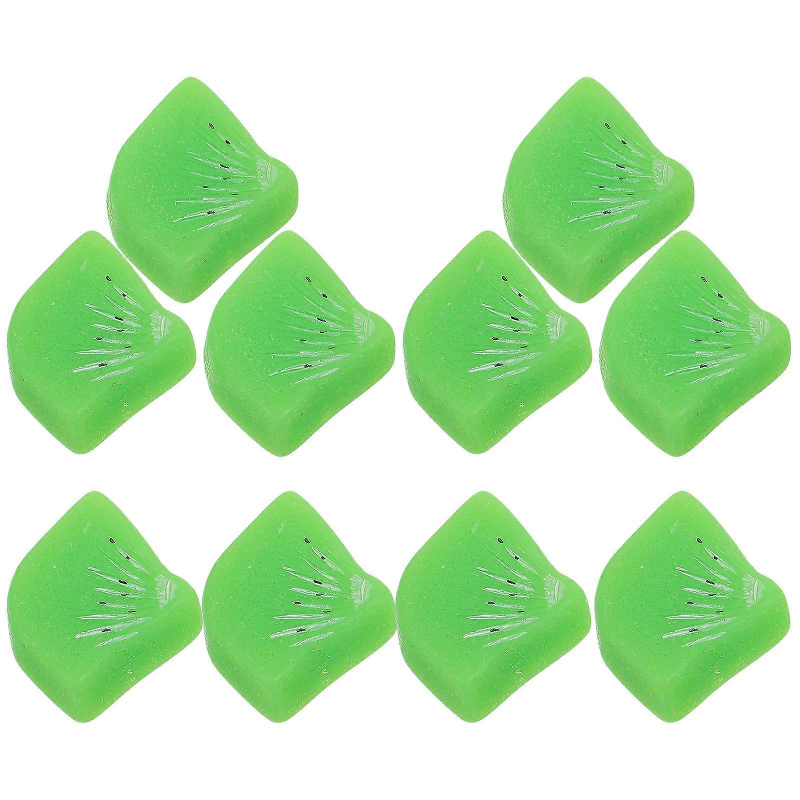 Faux Kiwi Slice 20Pcs Artificial Fruit Plastic Simulation Models