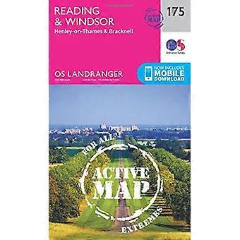 Reading, Windsor, Henley-on-Thames & Bracknell(OS Landranger Karte)