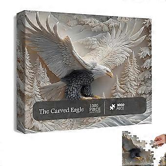 Eagle Jigsaw Puzzle 1000 Pieces with Intricate Wildlife Art Bald Eagle Design for Home Decor