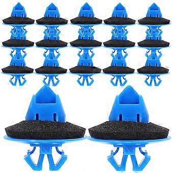 Flare Clips Plastic Retainer Clips for Secure Mudguard Fixing 100Pcs Blue