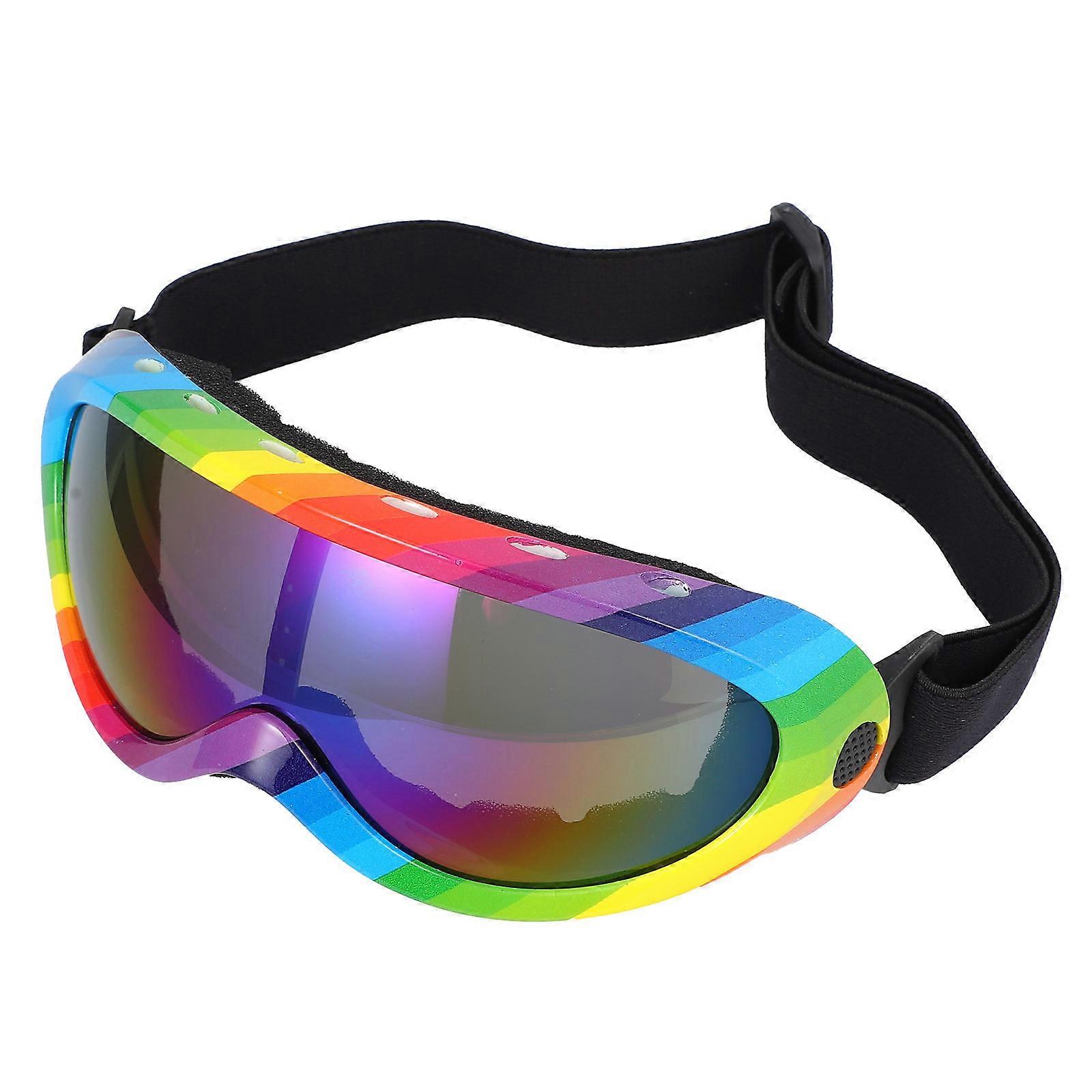 Protective Ski Goggles for Wearing Use 1Pair with Pc Material