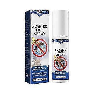 Antibacteriële spray tegen schaamluis, verwijdert luizeneitjes en verlicht jeuk op de hoofdhuid_fip9 xyxag
