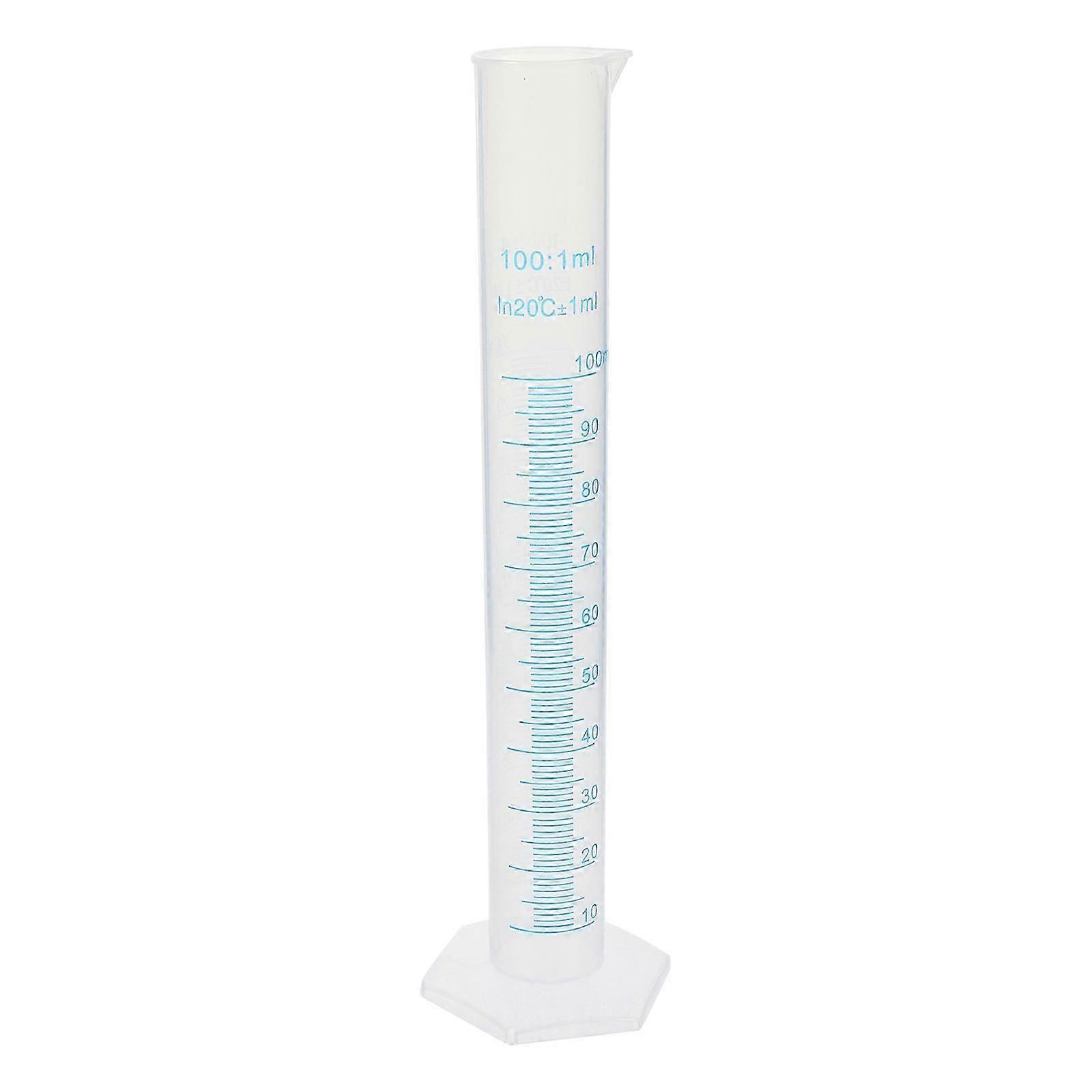 Plastic Measuring Cylinder for Precise Measurement 100Ml