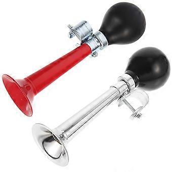 2pcs Fahrrad Signalhorn Manuelle Lufthörner Fahrrad Hupen Vintage Metall Lautsprecher Hörner