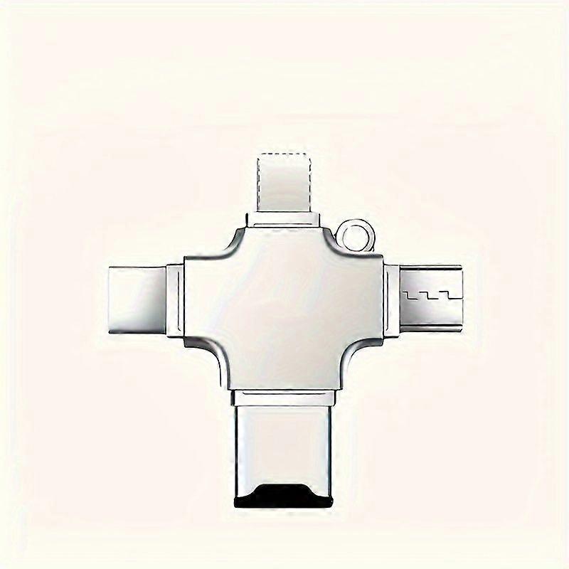 Suitable For IOS Adapter, For Android/Type-C Mobile Phone Four-in-one Multi-function Card Reader, TF Card USB 3.0