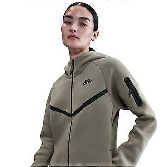 Nike Windrunner Tech Fleece hættetrøje med lynlås til kvinder/damer