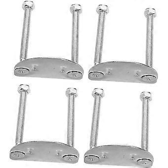 Roller Skate Repair Parts 4pcs Roller Skate Bracket Plates Shock Absorption Hardware for Skaters
