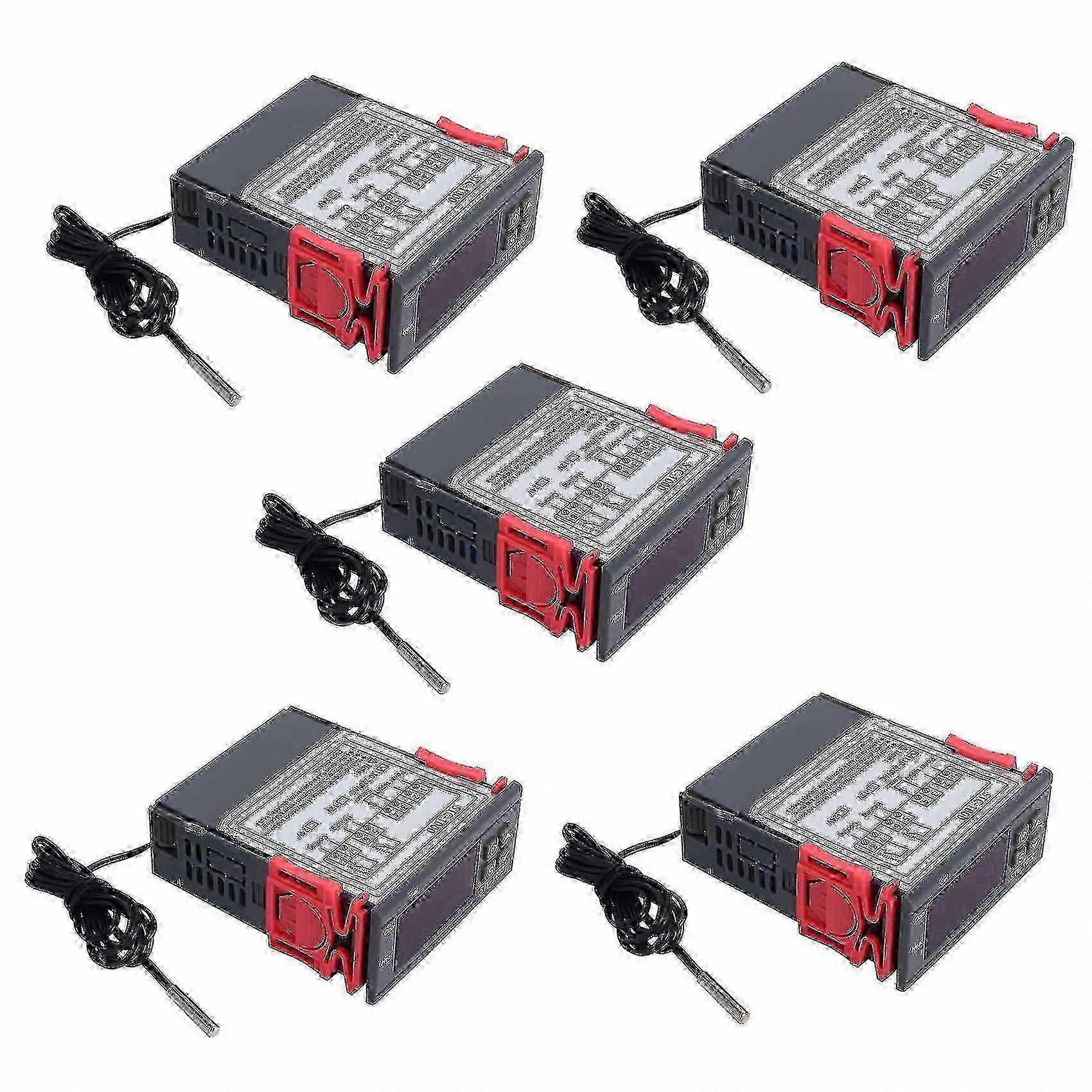 5x 220V STC-1000 Digital Temperature Controller Thermostat with NTC Sensor
