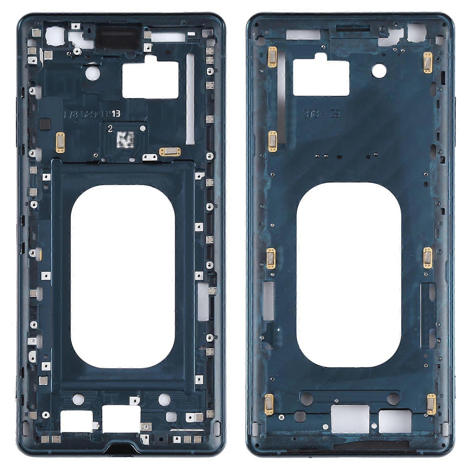 Middle Frame Bezel Plate for Sony Xperia XZ3 Blue Replacement