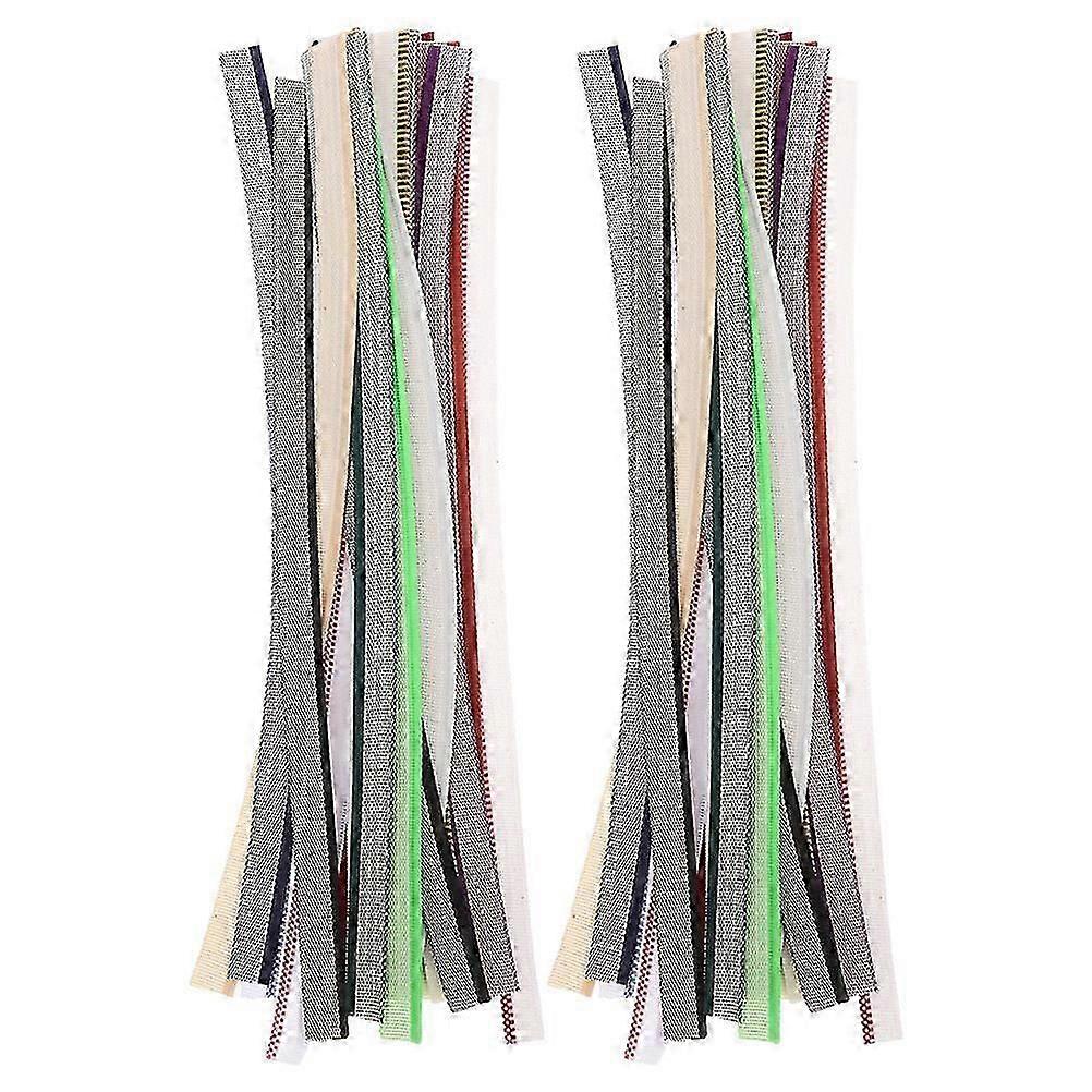 Bookbinding Headbands in Cotton Material for Craft Use 2Sets Assorted Colors