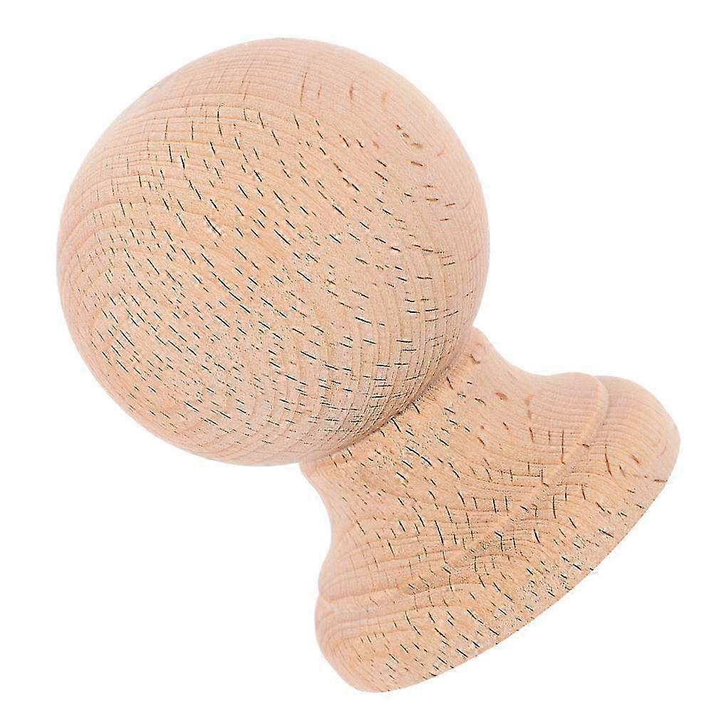 Solid Wood Decorative Finial for Curtain Rods