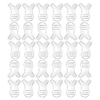 30 stuks transparante wimperborstels, hulpmiddel voor het aanbrengen van wimpers, speciaal voor vrouwen